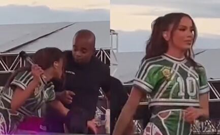 Anitta estalla por fallas de audio y lanza micrófonos en pleno concierto en Brasil