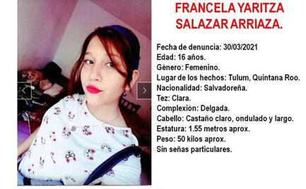 Activan Alerta Amber por la desaparición de Francela Yaritza, hija de Victoria Salazar