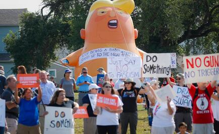 En medio de protestas, Trump realiza visita a El Paso y Dayton tras tiroteos