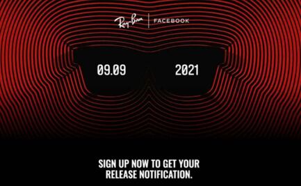 Facebook y Ray-Ban anunciarán mañana sus lentes inteligentes