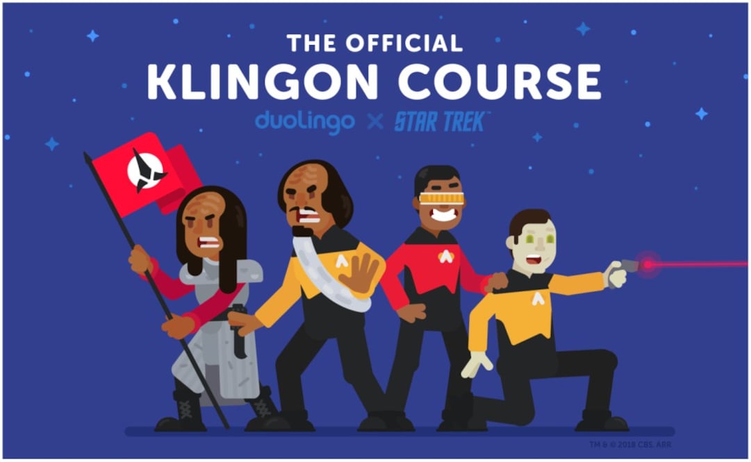 Duolingo presenta su curso oficial de Klingon