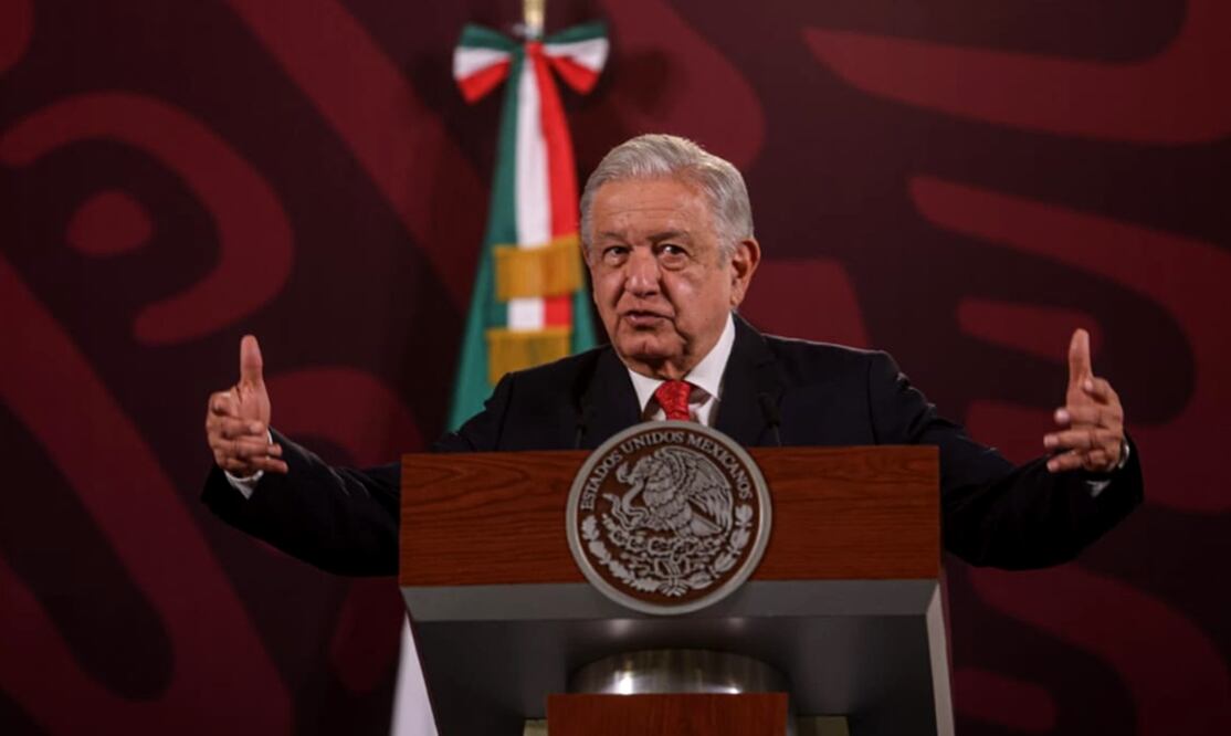El presidente Andrés Manuel López Obrador expresó su alegría porque se terminó el pacto de silencio. Foto: Gabriel Pano