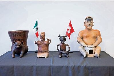 El retorno de piezas arqueológicas y la propaganda