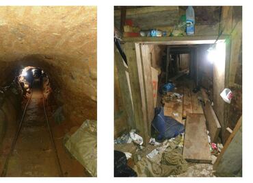 Aseguran narcotúnel y 2 toneladas de marihuana en Tijuana