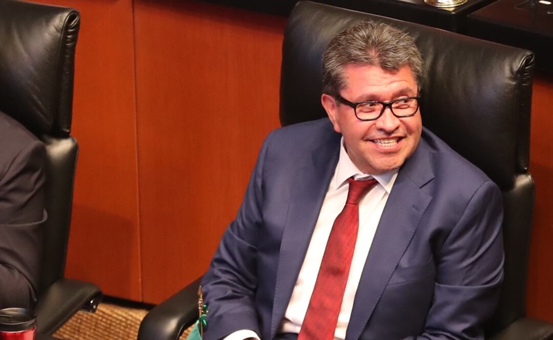 Rucardo Monreal, coordinador del grupo parlamentario de Morena en el Senado. Foto: Archivo/EL UNIVERSAL