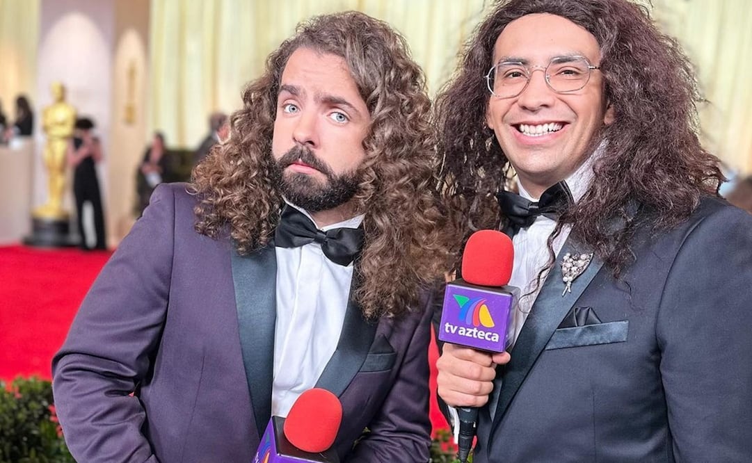 El Capi Pérez y Javier Ibarreche fueron los conductores de alfombra roja del Oscar, para Tv Azteca. Foto: Instagram