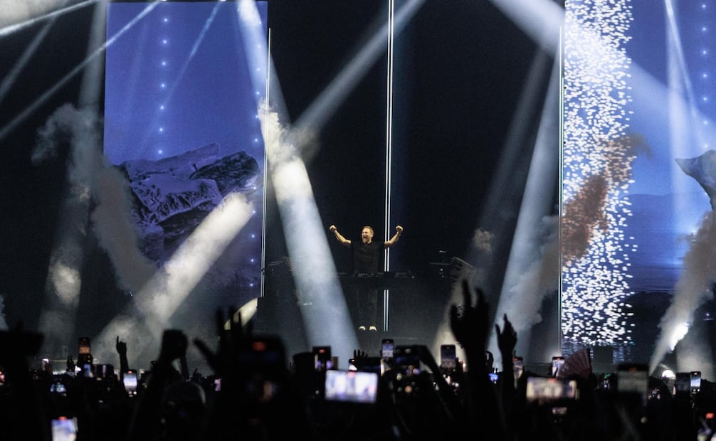 David Guetta cierra el escenario principal del festival Tecate Emblema. Foto: de
Yaretzy M. Osnaya EL UNIVERSAL