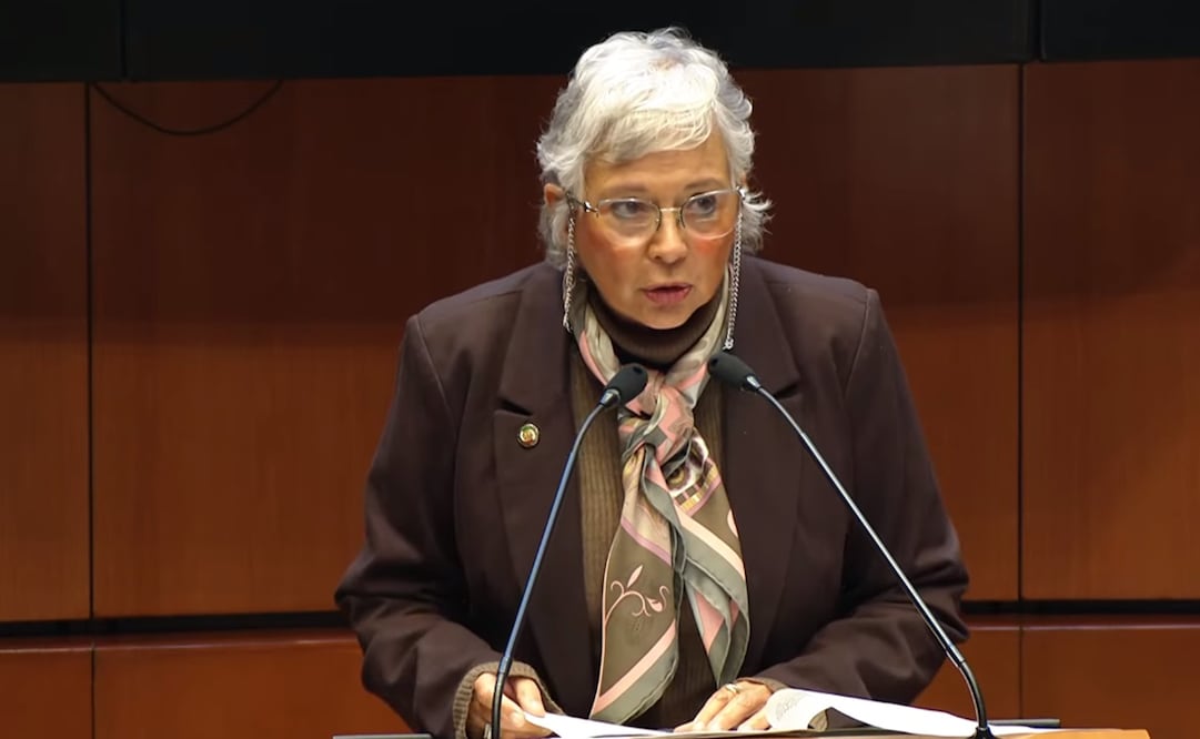 La presidenta de la Comisión de Justicia del Senado, Olga Sánchez Cordero. Foto: Captura