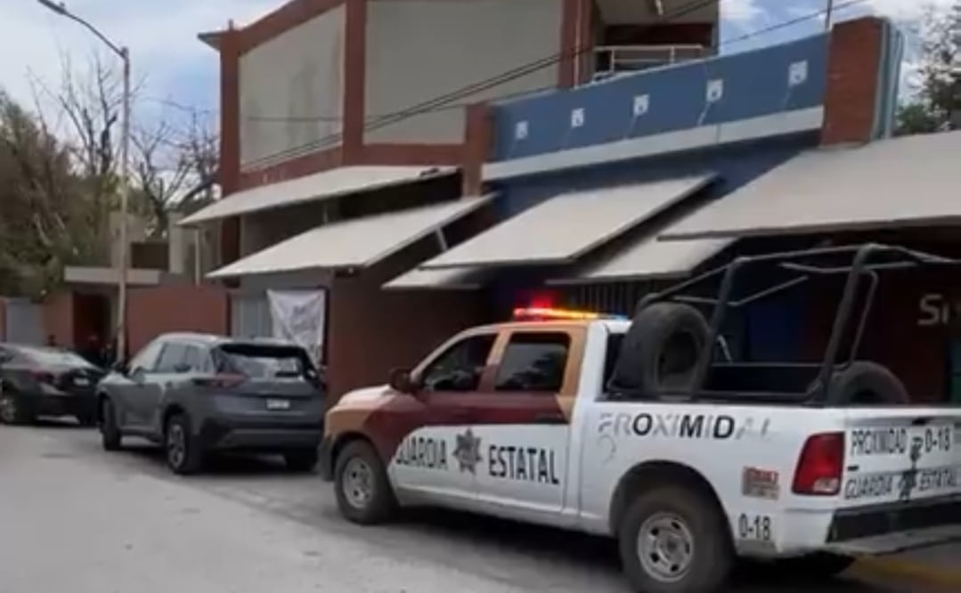 Elementos de la Guardia Estatal y de la Fiscalía de Tamaulipas se apostaron en el lugar a fin de realizar las investigaciones correspondientes. Foto: Especial