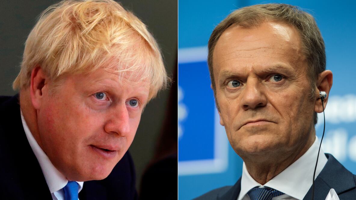 Boris Johnson le escribió a Donald Tusk para exponerle su condición respecto al acuerdo de Brexit (Foto: Getty Images)