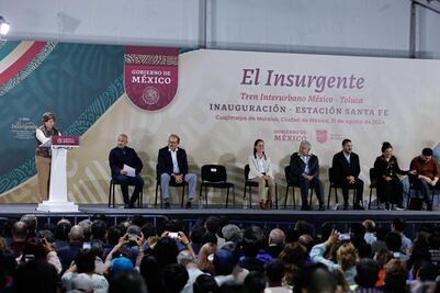 Tren Interurbano "El Insurgente" traerá gran beneficio a los habitantes de CDMX y Edomex: Delfina Gómez