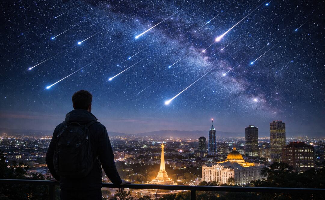 Lluvia de Meteoros Líridas 2026; consejos para disfrutar del evento astronómico de abril. Foto: Imagen generada con IA