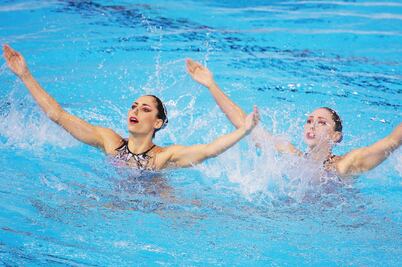 Plata para Nuria y Achach en 'sincro'