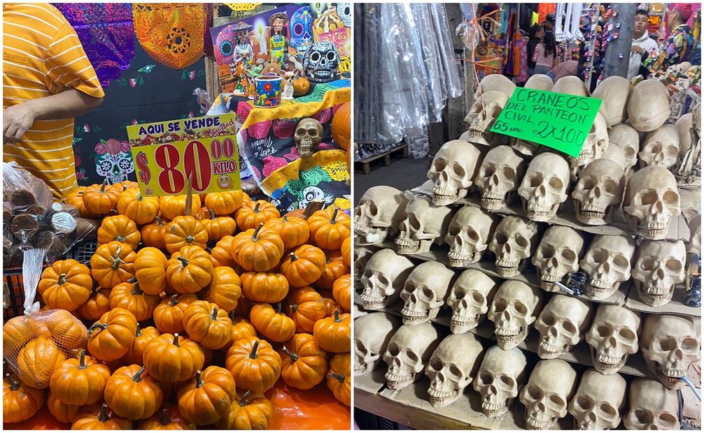 Día de Muertos 2023, Mercado Jamaica. Foto: Victoria Carrillo
