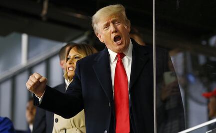 Donald Trump asistió al cuarto juego de Braves y Astros