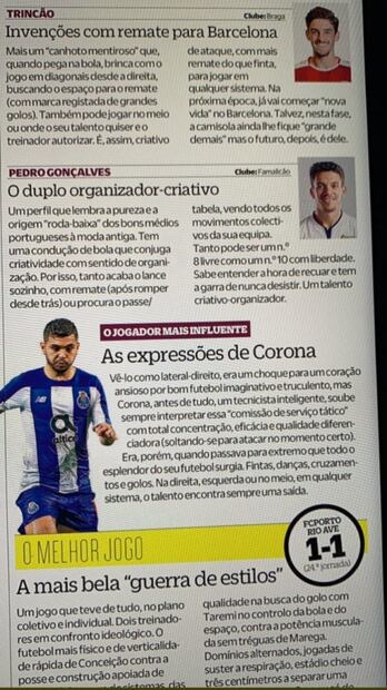 Jesús Manuel Corona, entre los mejores de Portugal