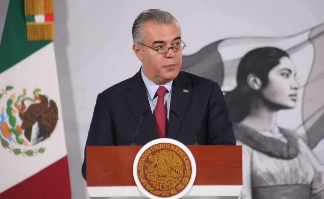 Francisco Alberto Cervantes Díaz, presidente del Consejo Coordinador Empresarial (CCE), durante la mañanera del 3 de diciembre del 2025. Foto: Luis Camacho / EL UNIVERSAL