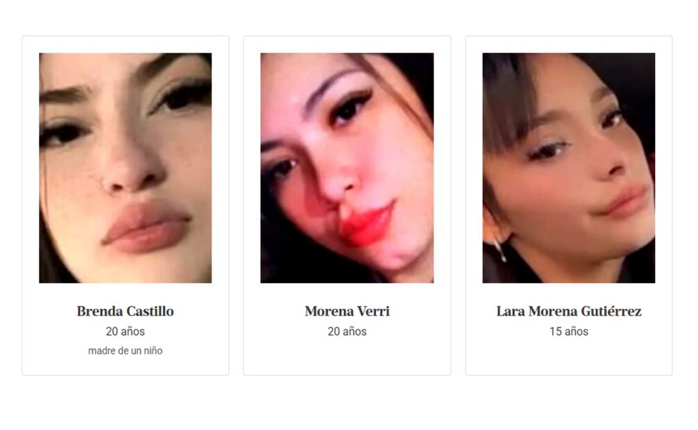 Las tres víctimas se dedicaban al trabajo sexual y fueron asesinadas, presuntamente, por una facción de un cartel peruano. (25/09/25) Foto: La Nación