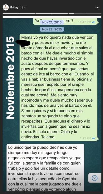 Alejandra Guzmán se defiende y Frida Sofía la llama mentirosa  