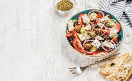 #RECETA Ensalada griega, la opción rápida y completa