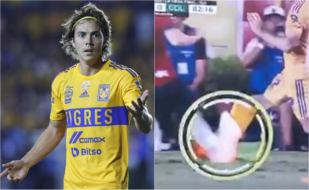 Sebastián Córdova recibió una dura entrada en la Final de Ida