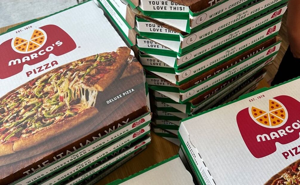 La primer sucursal en México de Marco's Pizza. Foto: cortesía