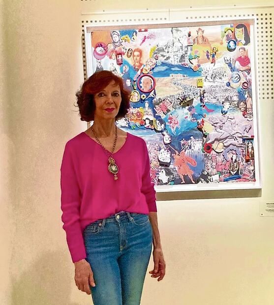 La artista del collage nacida en Pachuca, Indra Pacheco, alertó si vence la ultraderecha Foto: Cortesía de Indra Pacheco 