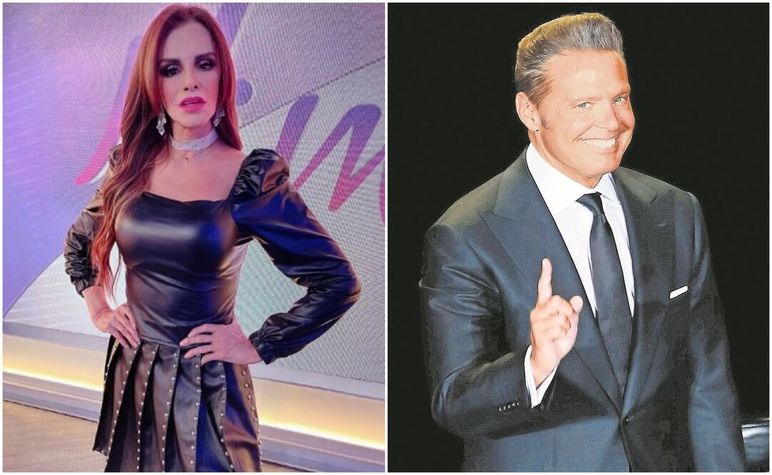 Lucía Méndez y Luis Miguel. Fotos: Captura Instagram y archivo