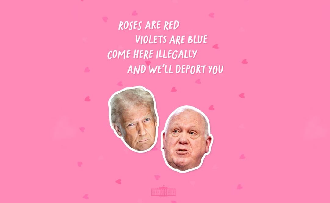 "El amor no conoce fronteras…pero Estados Unidos sí". Foto: X @USEmbassyMEX