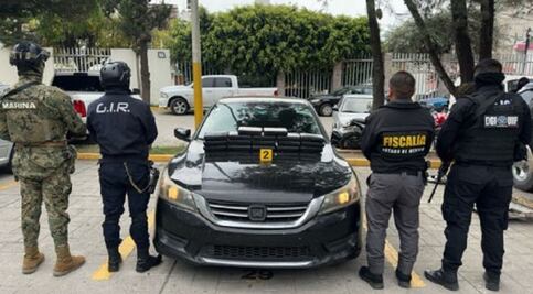 En Texcoco detienen a 8 personas originarias de Tamaulipas y les aseguran paquetes con cocaína