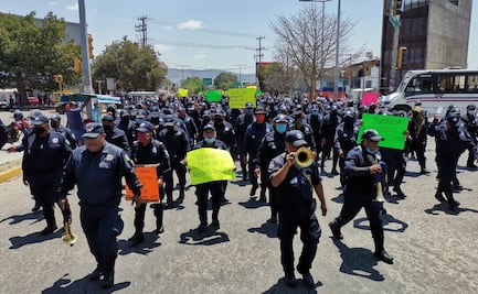 Policías estatales cumplen 4 días en paro de labores en Oaxaca
