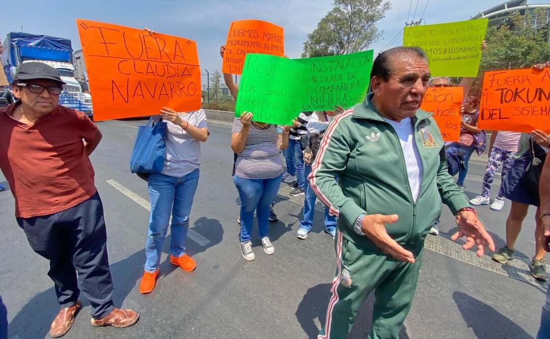 Bloquean Calzada de Tlalpan (17/04/2025). Foto: Juan Carlos Williams / EL UNIVERSAL