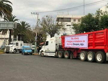 Transportistas colapsan Pachuca y Mineral de la Reforma, Hidalgo; exigen justicia en caso de abuso sexual