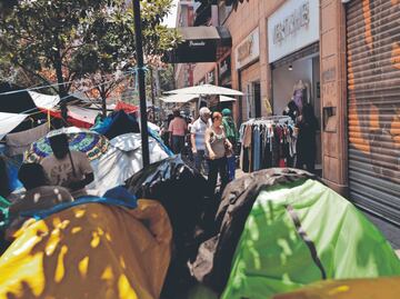 Bajan ventas en comercios del CH por plantón de CNTE