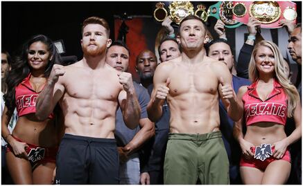 "Canelo" y Golovkin dieron el pesaje