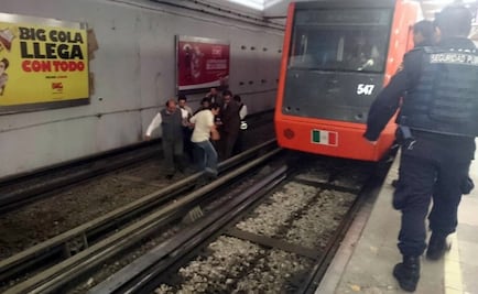 Normalizan servicio en L-1 del Metro tras caída de persona