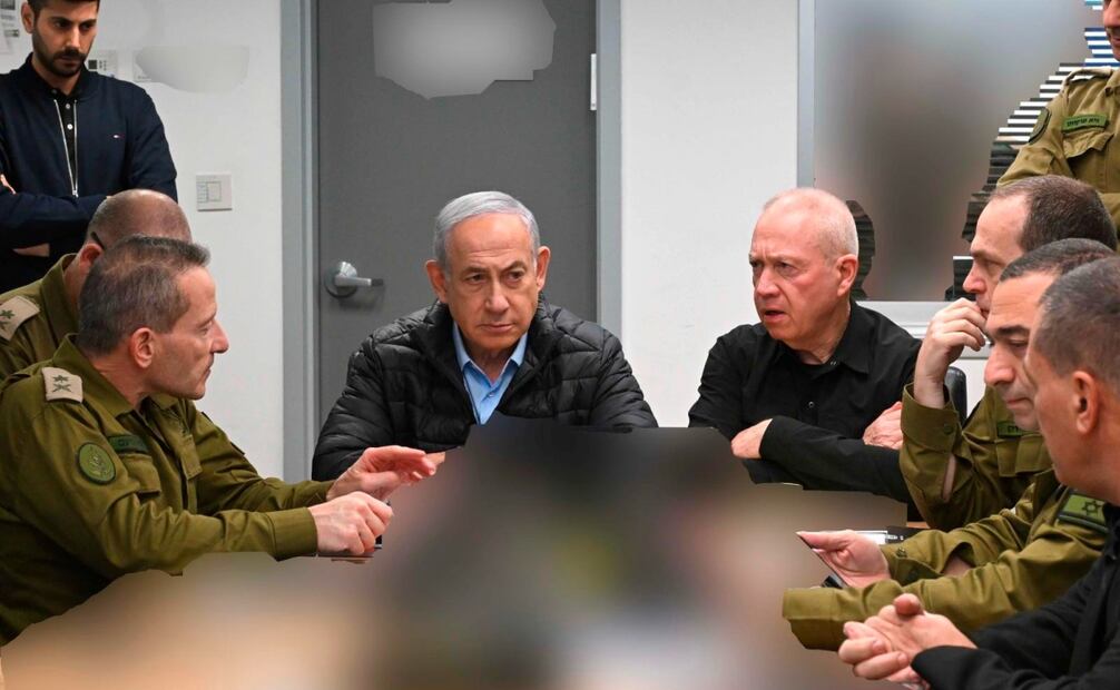 El primer ministro israel, Benjamín Netanyahu se encuentra supervisando los ataques a Irán. Foto: EFE