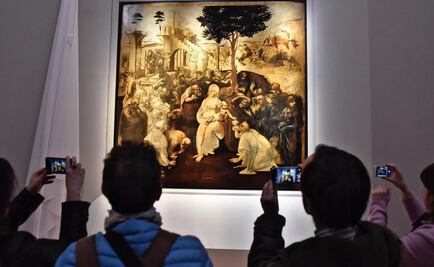 Restauran la "Adoración de los Magos" de Da Vinci