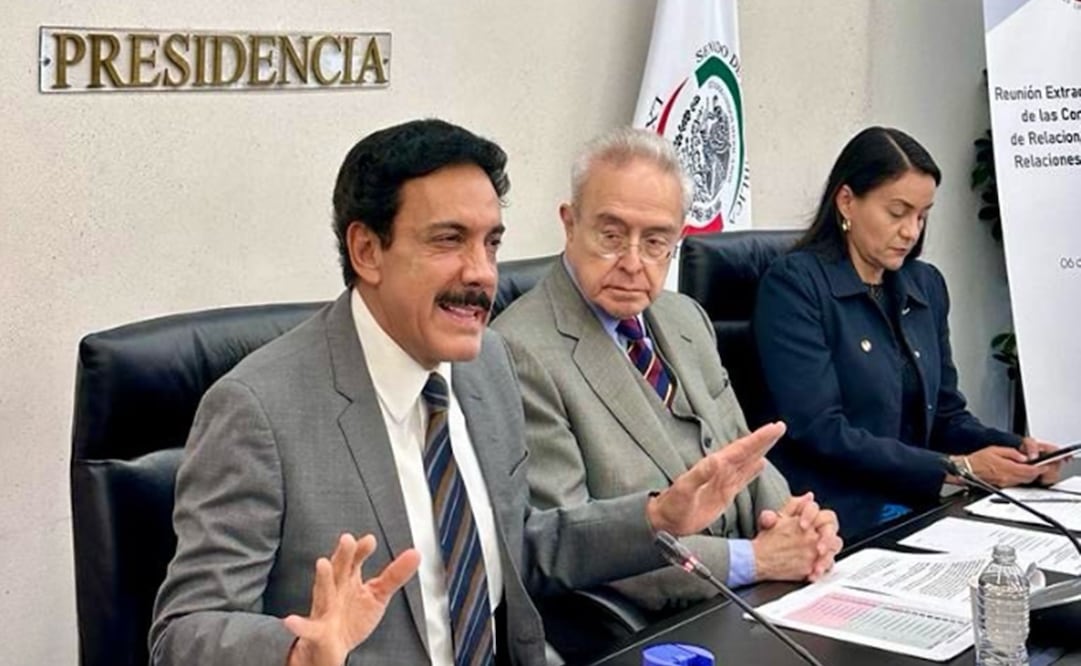 De ser ratificado por el pleno, indicó que “invitados ya están” los senadores a Noruega. Foto: X @omarfayad