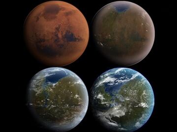 La NASA propone un campo magnético para que Marte recupere sus mares