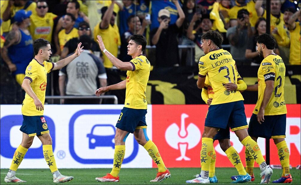 América se estrenó con triunfo en la Leagues Cup y avanzó a octavos luego de echar al Atlas / FOTO: AFP