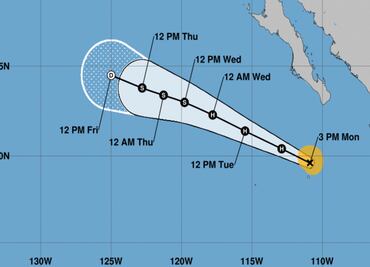 Tropical Storm Elida becomes a hurricane