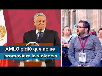 AMLO condena expresiones de bloguero contra reportera