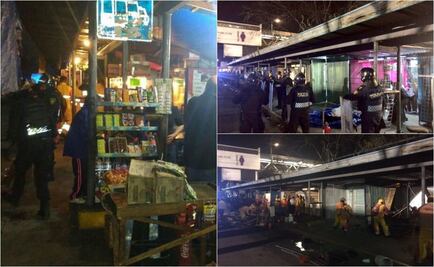 Retiran comercios de la Cetram del Metro Constitución de 1917