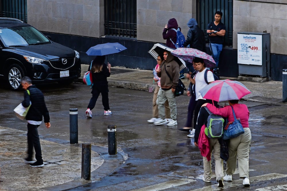 Las fuertes lluvias durarán hasta el domingo, dijo Protección Civil. Foto: de Hugo Salvador. El Universal
