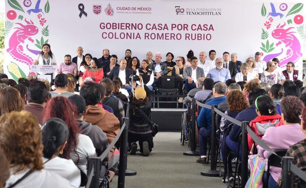 Conferencia en la colonia Romero Rubio (29/05/2025). Foto: Especial