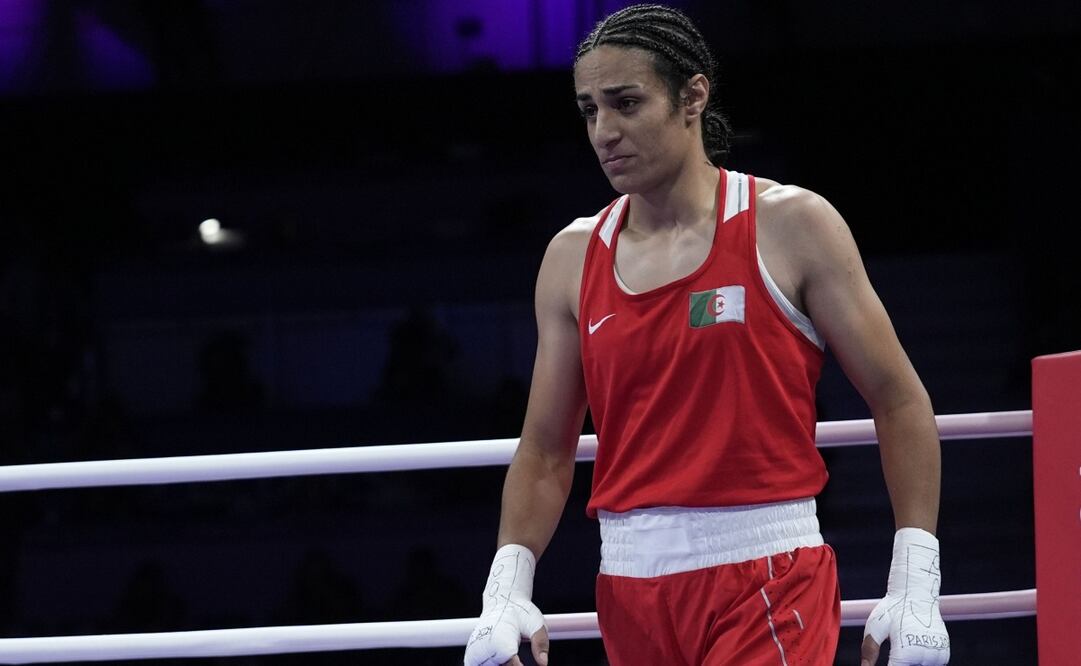 Imane Khelif en Paris 2024 Foto AFP