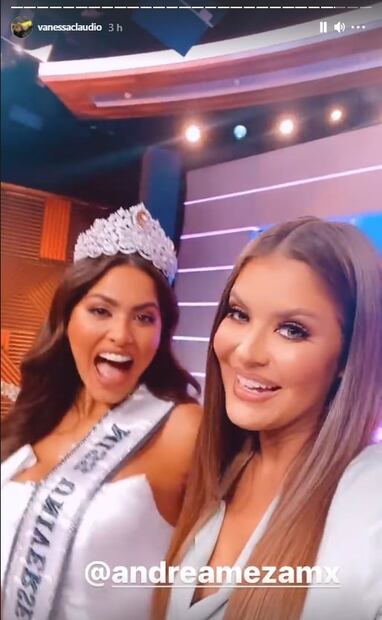 Andrea Meza tiene su primer día como reina de Miss Universo