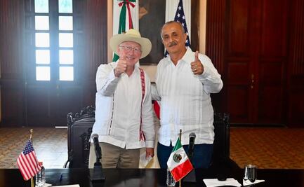 Liderazgo de gobernador de Tabasco, crucial para construcción de la agenda entre México y EU: Ken Salazar