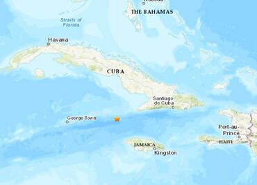 Reportan sismo de 7.7 en costas de Jamaica y Cuba